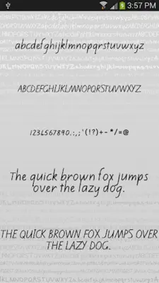 Handwritten 2 Free Font Theme android App screenshot 5