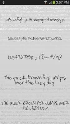 Handwritten 2 Free Font Theme android App screenshot 6